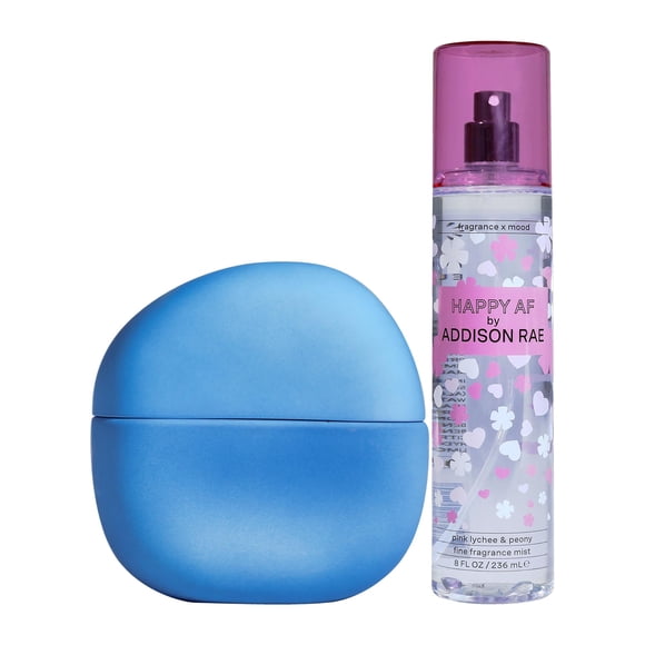 Set de regalo con fragancia Addison Rae Happy Eau de Parfum para mujer, 2 unidades