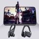 thumbnail image 2 of Audifonos Bluetooth Auriculares Inalambrico Recargable 6hrs Gancho Con Microfonos Manos Libres MD03 Gamer Caja Carga extras (Negros), 2 of 3