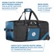 thumbnail image 5 of Bolsa de buceo SCUBAPRO Sport Mesh 'N Roll con 100 ruedas, azul vaquero, 5 of 5