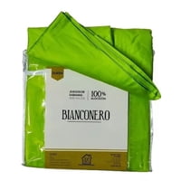 Tododescuento - Sabanas 100% Algodón 300 Hilos, 2 Plazas Verde