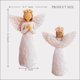 thumbnail image 5 of Figura BeLifer de ángel rezando tallada a mano en resina, 14 cm, 5 of 7