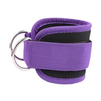 Magideal - Correa De Tobillo Para Máquina De Cable, Banda De Resistencia Ajustable Para Mujeres Y Hombres, Equipo Para Tobillo, Correa Para Pierna Para Gimnasio Púrpura