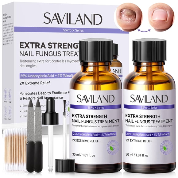 Tratamiento para uñas SAVILAND 60 ml 2 oz Extra Fuerza