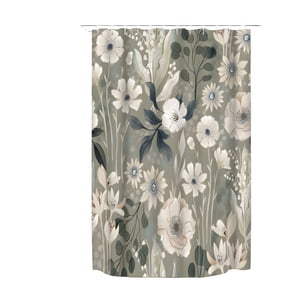 Genérico - Cortina Para Baño Mas Forro De Ducha V4