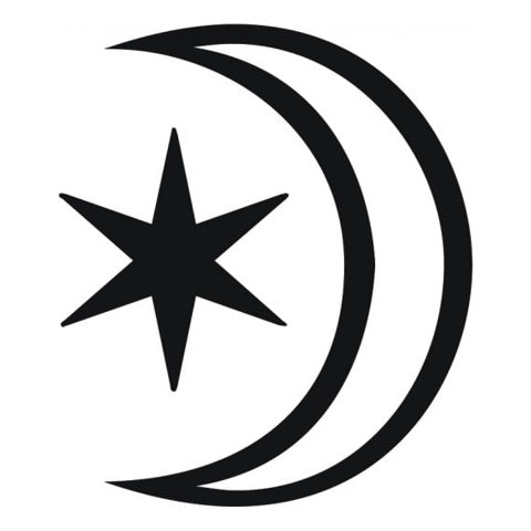 Rienda Libre Graphics - Decomural Star And Moon Nursery Ws-15458