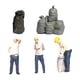 thumbnail image 2 of Figura 1:64 Carrier Porter Truck Man Para Tren De Jardín En Miniatura Calibre S, 2 of 5