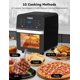 thumbnail image 2 of Horno Air Freyer Nuwave Brio de 15.5 cuartos de galón, tamaño XL, con asador, 2 of 6