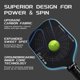 thumbnail image 5 of Pala de Pickleball LUZZ PICKLE Inferno 16 mm de Fibra de Carbono, 5 of 9