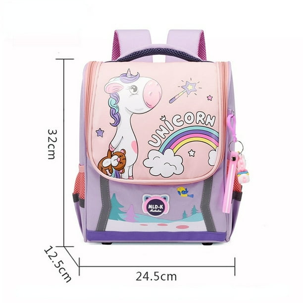Cute Girls Unicorn Backpacks For Boys 1-3 Grade Cartoon Orthopedic Waterproof Backpack Kindergarten School Bag Mochila Escolar