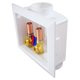 thumbnail image 2 of Caja de enchufe Tectite FSBBOXWMWH de latón blanco sin plomo, 2 of 7