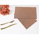 thumbnail image 5 of REGALWOVEN Juego de 6 Manteles Individuales de Poliéster para Decoración de Mesa de Comedor de Cocina Resistentes al Calor Manteles Individuales de Mesa Mat Café 18*12in, 5 of 6