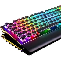 Teclado Mecánico Rk Royal Kludge S108 Retro Rgb Negro