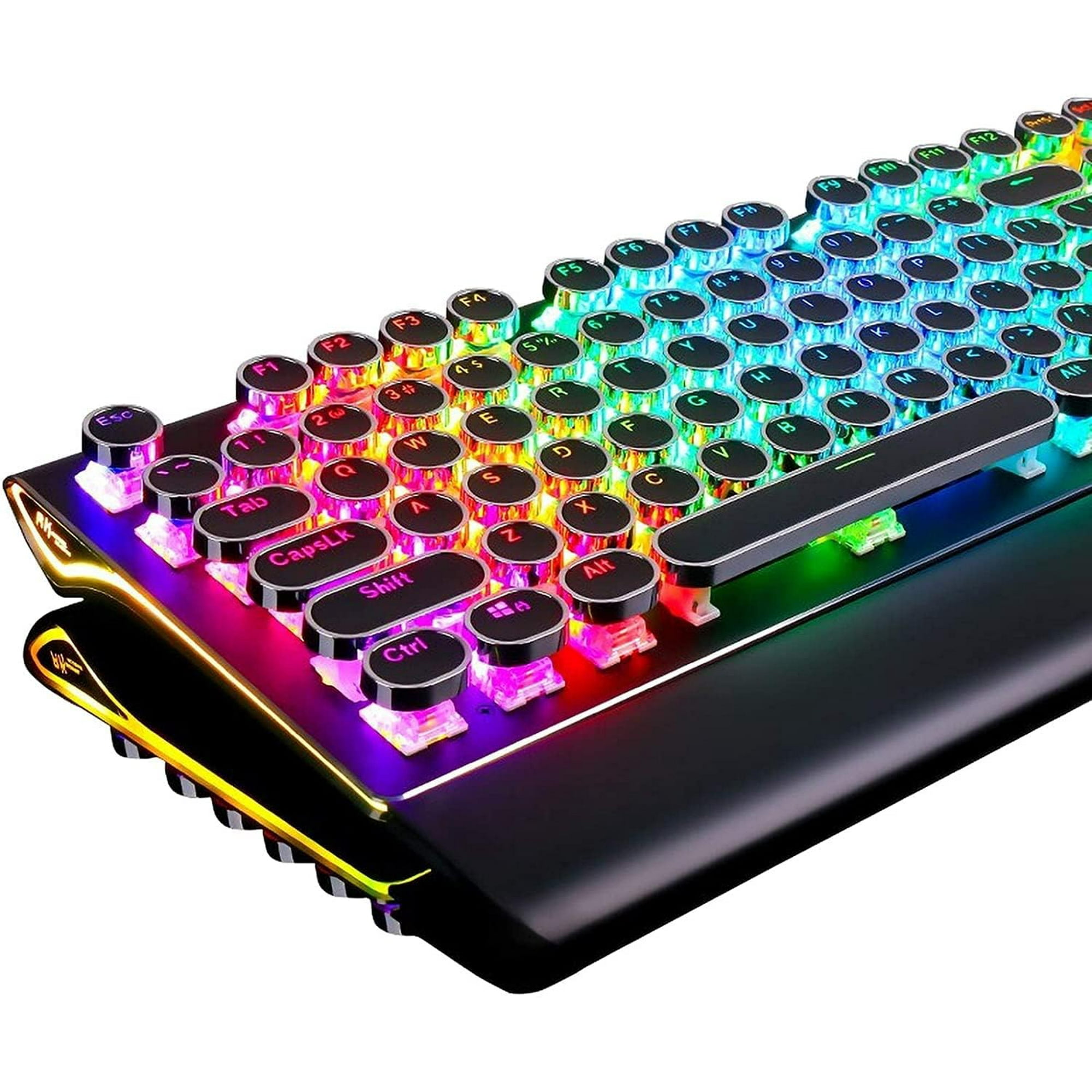 Teclado Mecánico Rk Royal Kludge S108 Retro Rgb Negro