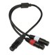 thumbnail image 1 of Cable De Audio XLR Hembra De 5 Pines A Doble XLR Hembra De 3 Pines, Cable Estéreo, 1 of 5