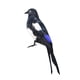 thumbnail image 1 of Figurita De Jardín Con Plumas Artificiales Para Pájaros, Decoración De Urraca, 1 of 3