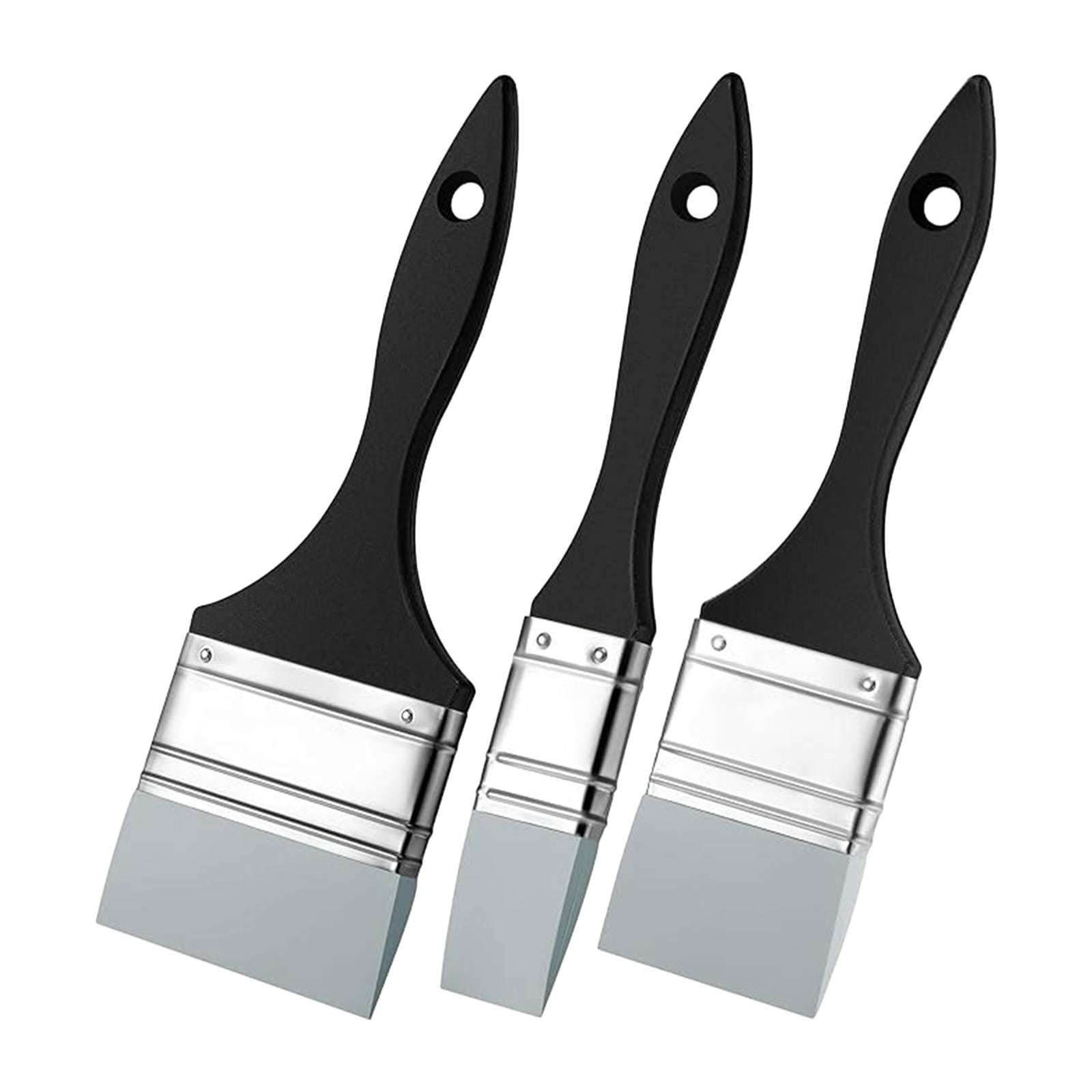 Bothyi - Pinceles De Silicona Reutilizables Para Escribir En El Aula, Herramienta De Pintura Moldeadora De Colores, 3 Uds., 1 Pulgada, 2 Pulgadas, 3 Pulgadas