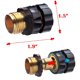 thumbnail image 3 of Conectores Rápidos para Manguera de Jardín Xiny Tool 3/4 Pulgadas Paquete de 6, 3 of 7