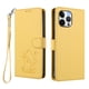 thumbnail image 1 of Funda de Gato tipo Libro para iPhone 13 Pro Max, Amarillo, 1 of 6