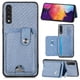 thumbnail image 1 of Funda Billetera Tejida para Samsung Galaxy A50 con Soporte y Tarjetero Azul, 1 of 4