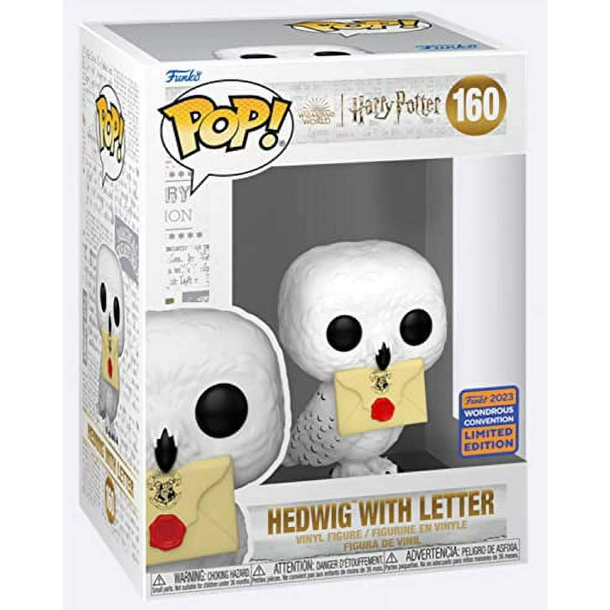 Figura De Vinilo Funko Harry Potter Pop! Hedwig Con Carta