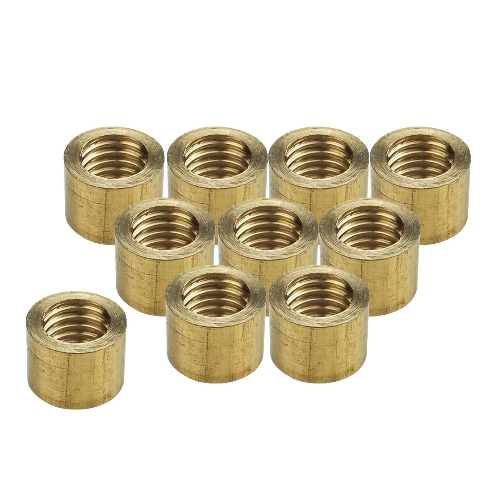 Ioensy - 10 Uds. Casquillos Para Tacos De Billar, Aro De Cobre De Esquina Para Taco De Billar Diy De 10,5Mm
