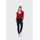 thumbnail image 4 of Polera Mujer Escote Botones Rojo, 4 of 4