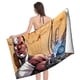 thumbnail image 4 of Cyborg Toalla de playa de secado rápido con diseño temático, regalo para mujeres y niñas, ideal para cumpleaños, fans, amantes de la música, uso en la playa o al aire libre, 78 × 180 cm, 4 of 6