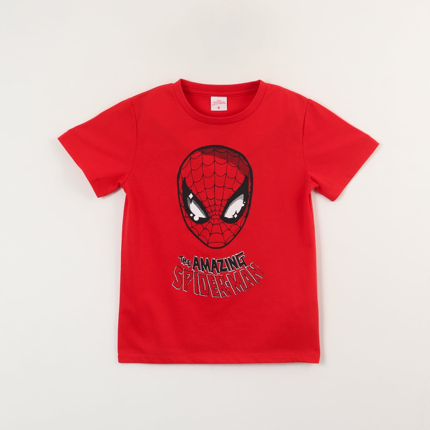 Polera Manga Corta Niño Rojo Mesa Spiderman Marvel