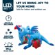 thumbnail image 3 of Joiedomi Dragon inflable navideño de 6 pies con LED para exteriores, 3 of 9