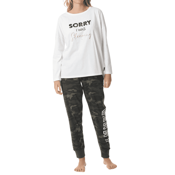 Pijama Algodón Camuflaje Lady Genny