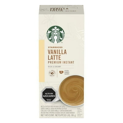 Café Vanilla Latte Caja 4 Un Starbucks