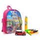 thumbnail image 3 of Cachorros Amigos Mochila Escolar para Niños y Niñas, Mochila Infantil Ligera de Alta Calidad, Grande y Duradera ROSA, 3 of 6