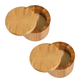 thumbnail image 1 of Salero de bambú, salero con tapa, salero, cuenco para comino y pimienta con tapa giratoria magnética (2 unidades), 1 of 5