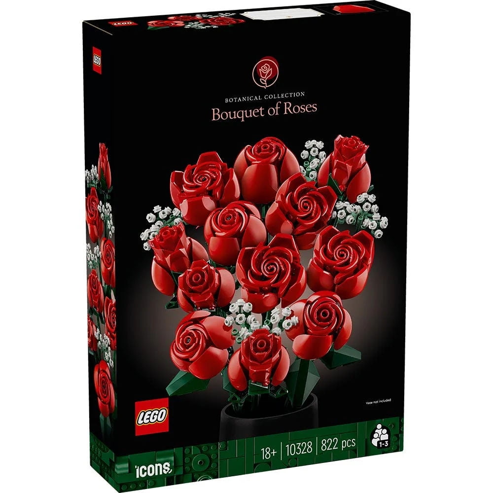 Lego - Bloques De Construcción Botanical Ramo De Rosas