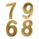 thumbnail image 4 of Se?ales De Número De Dirección De Puerta, Placas Doradas Numéricas Para El Hogar, Habitación De Hotel, Jardín 6 7 8 9, 4 of 5