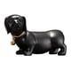 thumbnail image 4 of Arte de escultura de perro, estatua de Animal, regalos artísticos, estatuilla de perro salchicha, adorno de perro salchicha para decoración de mesa de Negro, 4 of 4