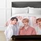 thumbnail image 2 of BTS Bedding Sets Cartoon Duvet Cover Lightweight 3 Piece Bet Sets for Kids Boys Girls, 2 of 5