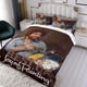 thumbnail image 3 of Bob Ross: El Placer de Pintar Conjunto de sábanas temático, trío de piezas, cómodo y amigable con la piel, diseño único, regalo de decoración para el hogar para familiares, amigos y fans,173X218cm, 3 of 6