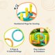 thumbnail image 3 of Ring Toss Game B. toys Sling-a-Ring Toss 12 unidades para niños mayores de 3 años, 3 of 9