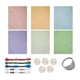 thumbnail image 5 of Kit De Plantillas Sashiko, Hilos, Plantilla Soluble En Agua Para Manualidades, Posavasos, Camisetas C, 5 of 5