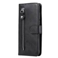 Gangxun - Funda Con Cremallera Para Samsung Galaxy A22 5G, Carcasa Cartera De Cuero Pu Con Soporte Y Tarjetero