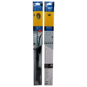 Plumilla Hella Cleantech 19 Pulgadas 48,2 Cm Con Adaptadores Negro
