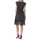 thumbnail image 3 of Vestido Floral de Mujer INSPIRE CHIC con Mangas Volantes Cuello en V Fruncido con Volantes Vestidos Casuales Azul Oscuro Amarillo S, 3 of 6