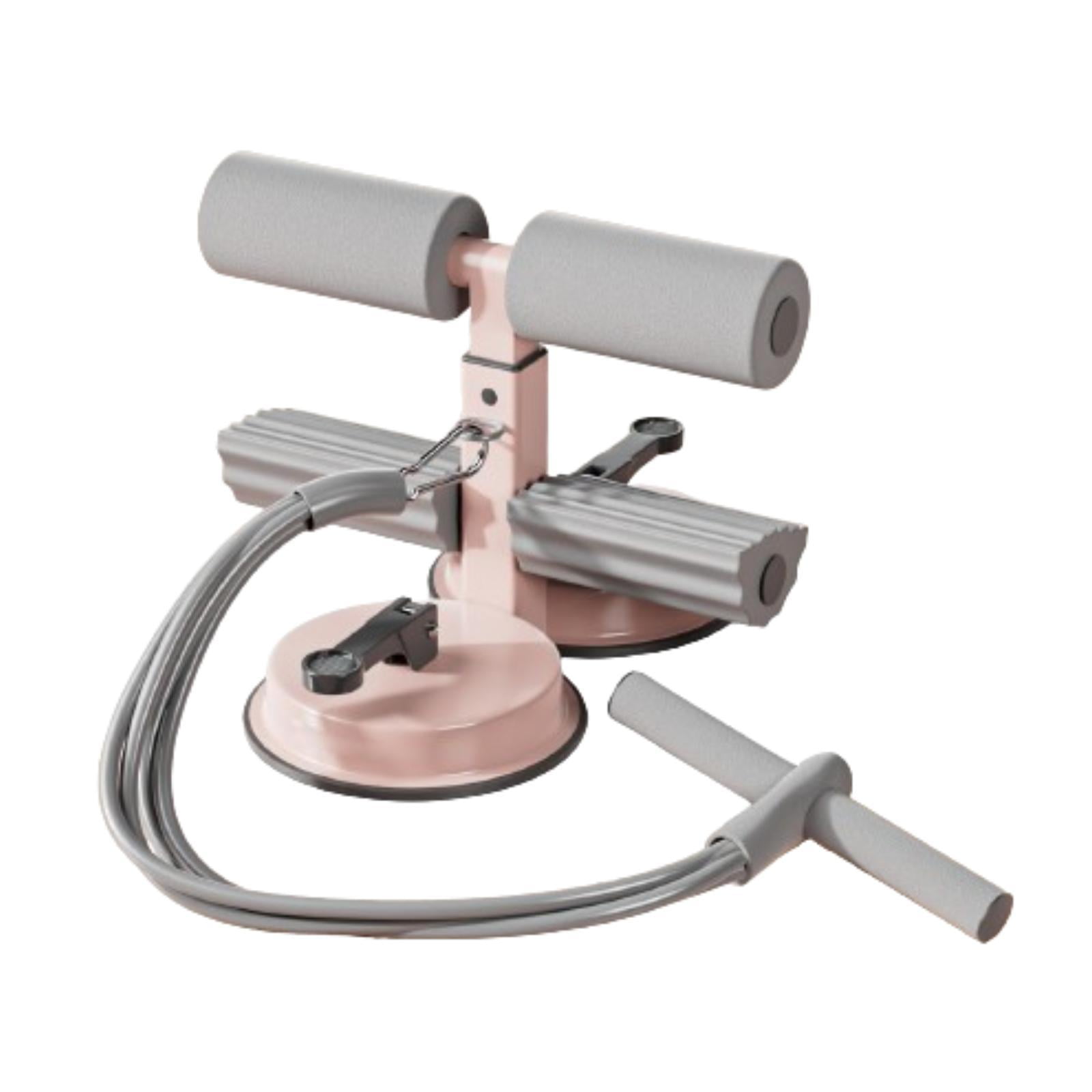 Ioensy - Sith Up Bar Pise Soporter Nonslip Con Resistencia Para El Gimnasio En Casa Butocks De Interior Rosa