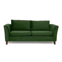 Barra Design - Sofá Ema 3C Felpa Verde