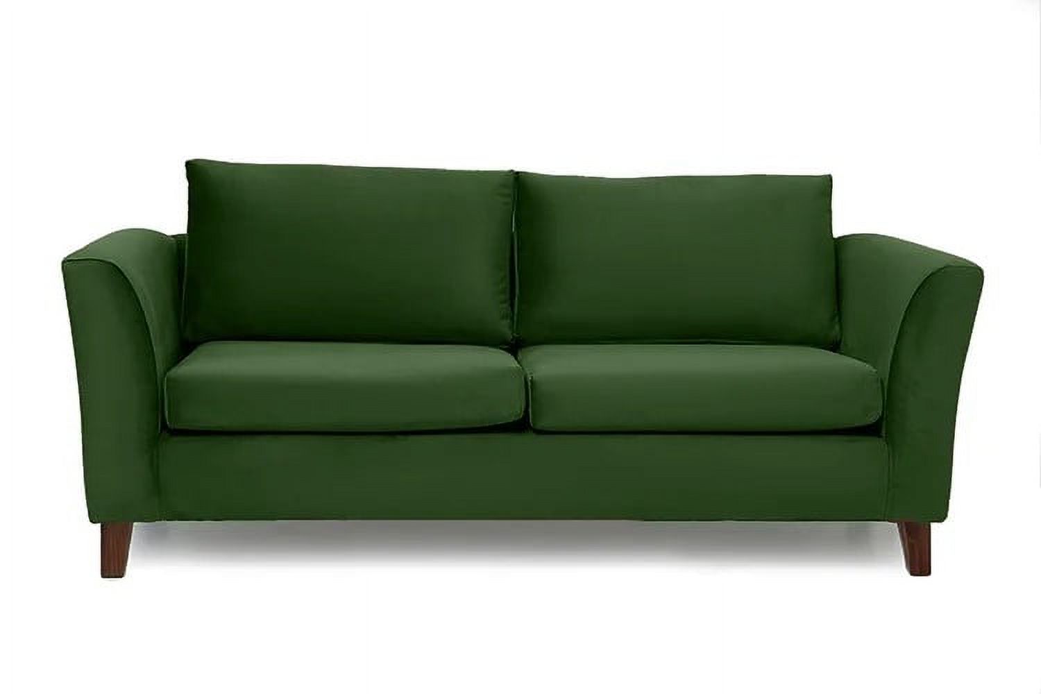 Barra Design - Sofá Ema 3C Felpa Verde