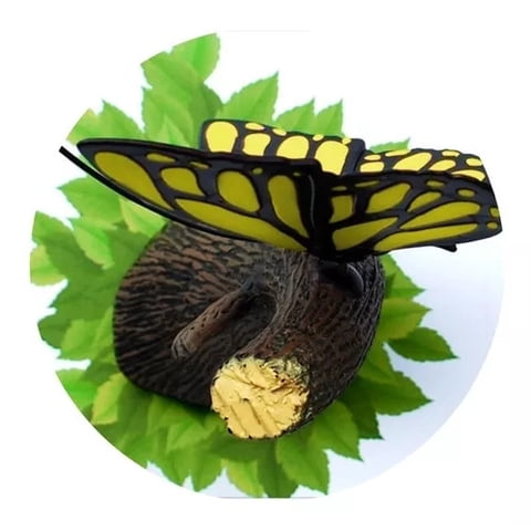 Fxlight - Lámpara Mural 3D Mariposa Amarilla