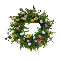 Bothyi - Guirnalda De Pascua Artificial De 45 Cm, Accesorio Para Fotos Para Interior, Exterior, Exterior, Serie Violeta