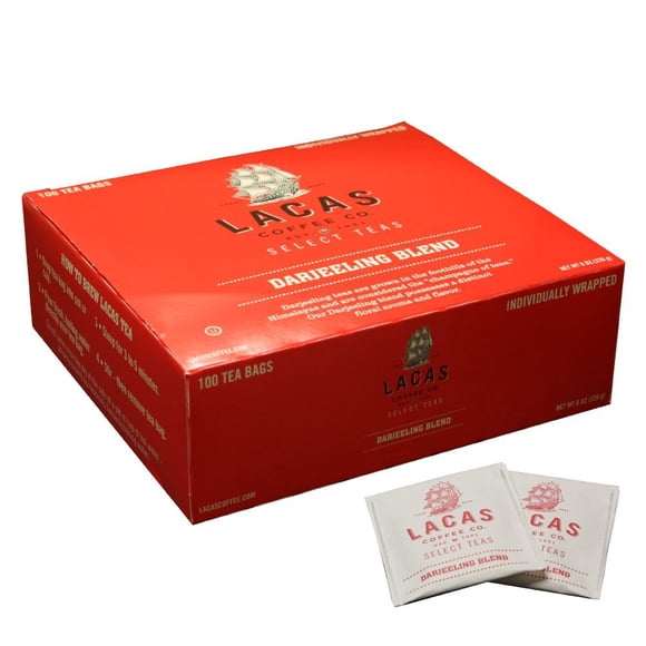 Té Lacas Coffee Company Mezcla Darjeeling 100 Bolsitas