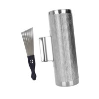 Magideal - Instrumento Guiro Instrumento De Música Latina Fácil De Tocar Metal Niños Adultos Juguete Para Regalo Con Herramienta De Raspado Para Fiesta Banda De M
